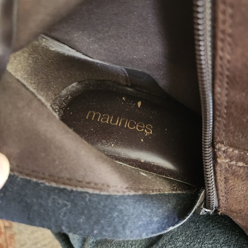 Maurices Brown Suede Boots